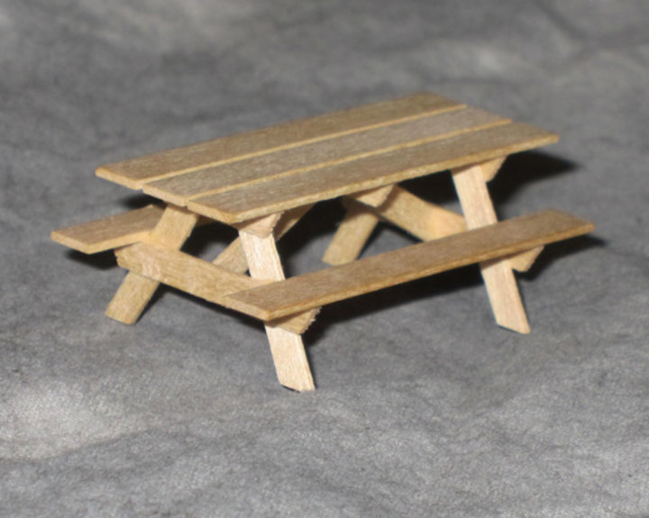 Don Carkhuff: Miniature Picnic Table