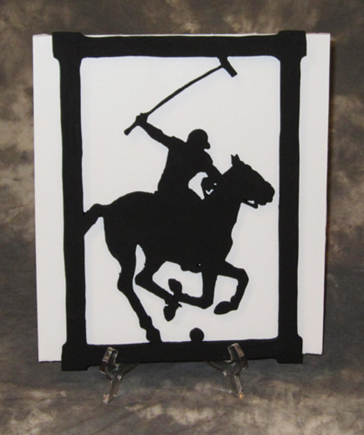 Will Richards: Polo Player Silhouette