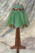 Dic Drees - Table Lamp with Stained Glass Shade