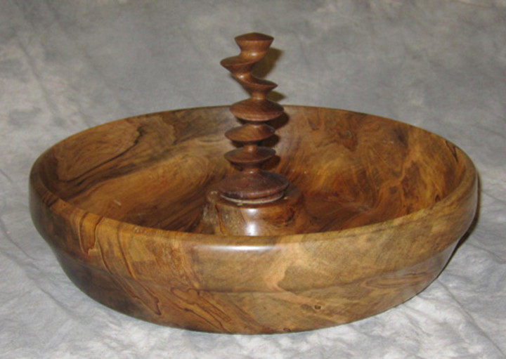Carl Shaffer: Bowl with Offset Turning