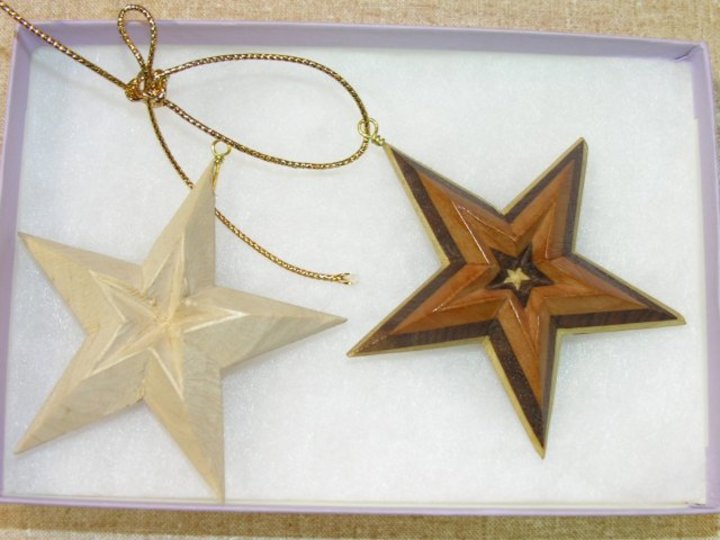 Allen Hrejsa: Carved Star Ornament