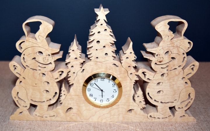 Roy Galbreath: Snowman Clock