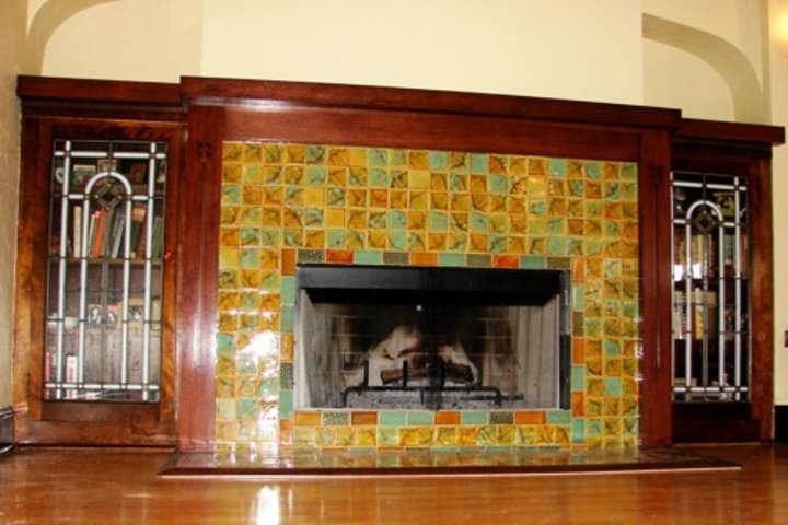 Fireplace Surround: Rift Sawn Red Oak