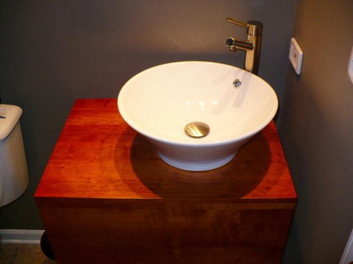 Sheldon Abrams: Bathroom Cabinet and Sink