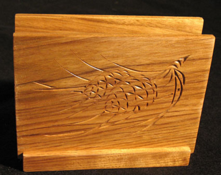 Ken Everett: Carved Napkin Holder