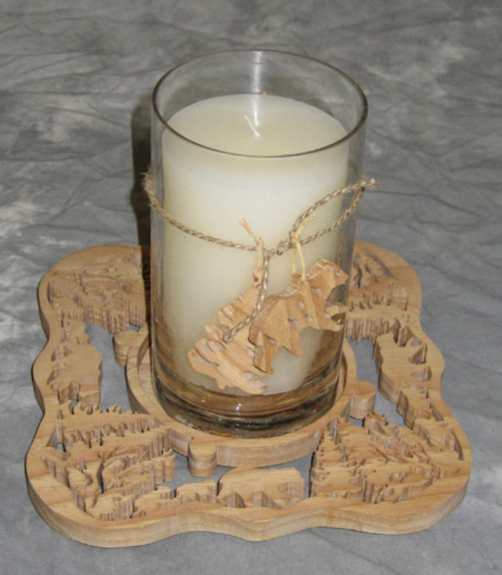 Will Richards: Grizzly Bear Candle Tray