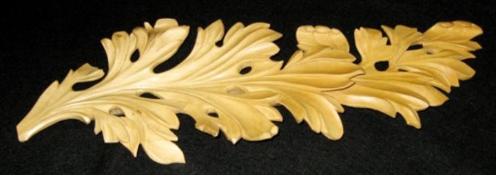 Dave Reilly: Carved Acanthus Leaf