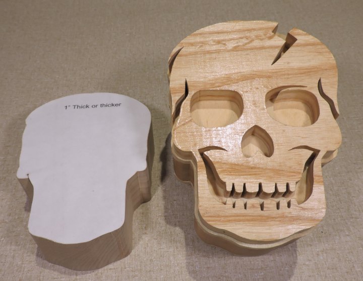 Will Brethauer: Skull Scrollsaw Box