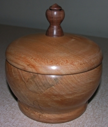 Bert Le Loup: Turned Bowl With Lid