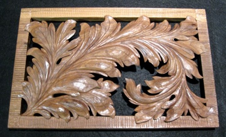 Dave Reilly: Carved Acanthus Leaf