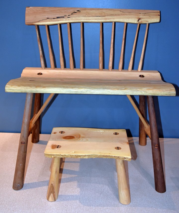 Mike Perry: Hen and Chick Back Door Bench