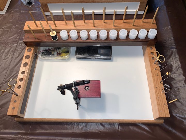Paul Colombo: Fly Tying Station