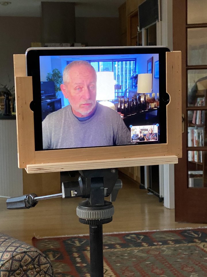 Michael Perry: iPad Holder for Zoom Calls