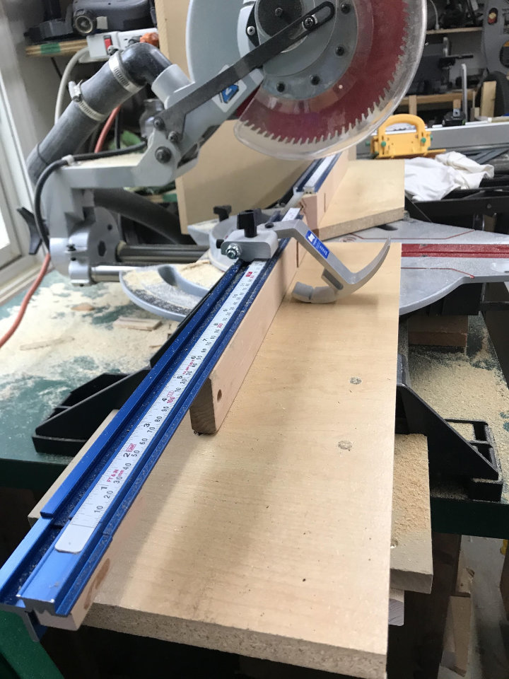  Miter Saw Table Extensions with Flip Stop:  Mark Wieting 