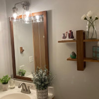 Bathroom Shelf,Mirror Frame & Towel Hook - Emilian Geczi