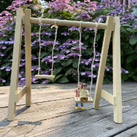 Swingset for Playmobile Characters  - Michael Perry, Cora (8) & Duncan (5) Houck