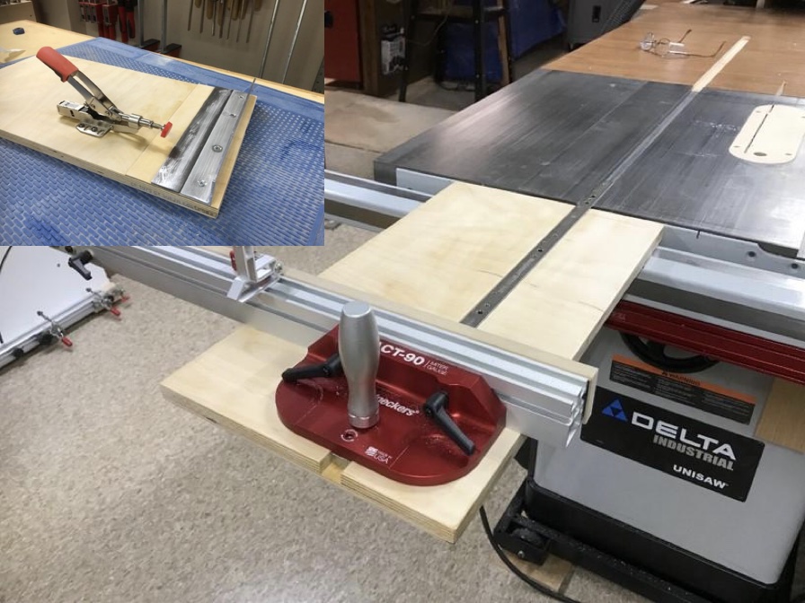 Lee Nye - Table saw miter extension