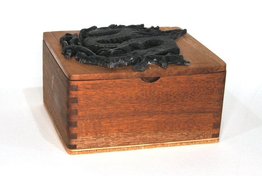 Bert LeLoup: Carved Cigar Box
